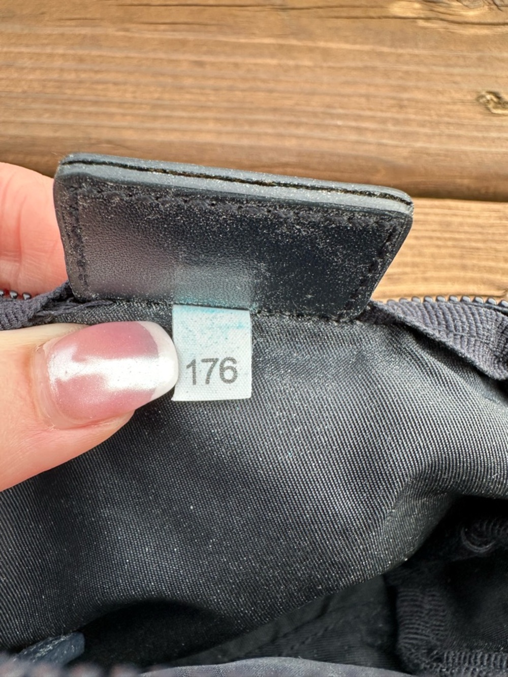 Prada Blue Nylon Pouch with Triangle Logo - Picture 11 of 13